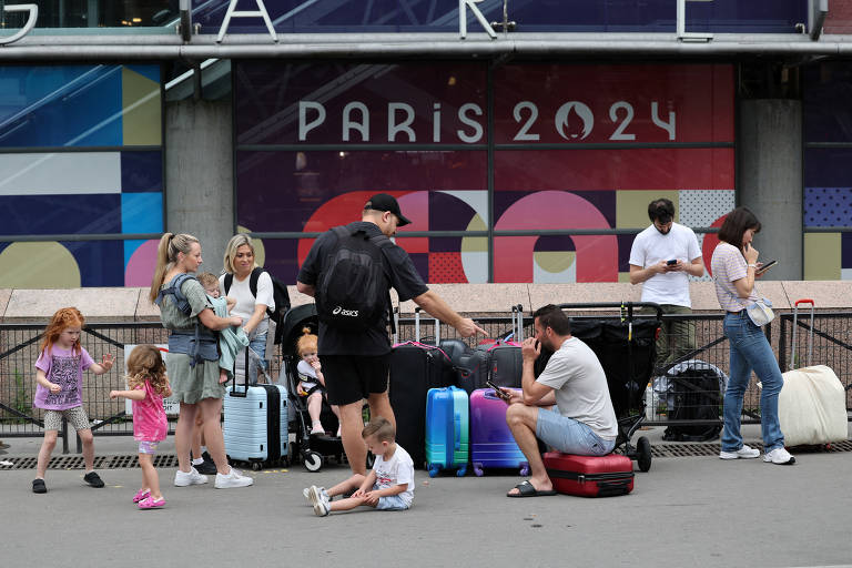 Paris tem sabotagem a trens no dia da abertura das Olimpíadas