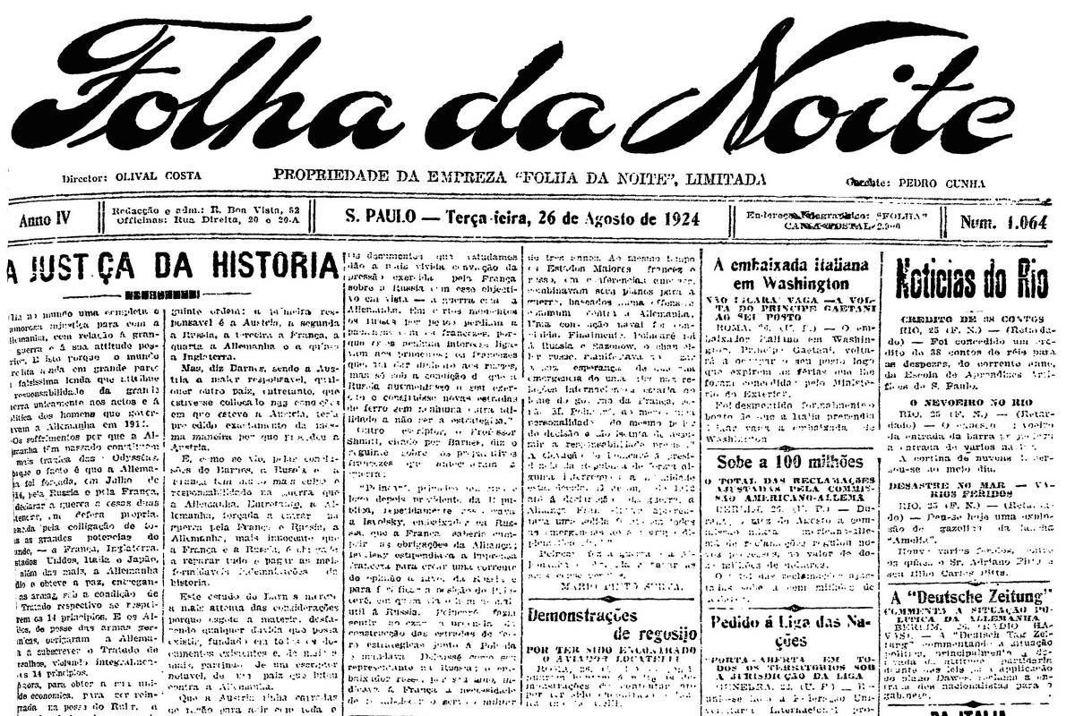 1924: Força Pública treinará em áreas onde houve combates em julho