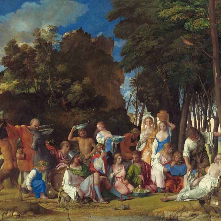 "A Festa dos Deuses" (1942), de Giovanni Bellini e Ticiano