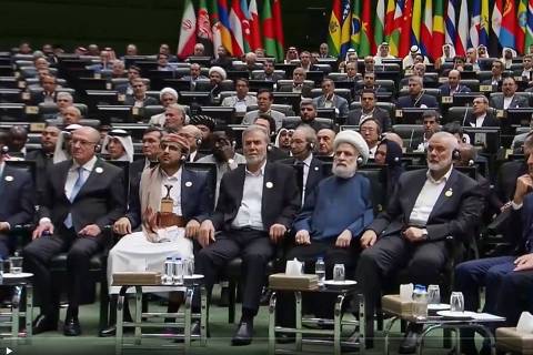 Horas antes de ser assassinado, líder do Hamas sentou-se perto de Alckmin durante cerimônia no Irã