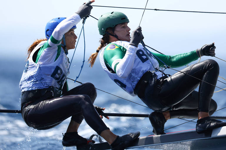 Bicampeãs olímpicas, Martine e Kahena ficam sem chance de medalha em Paris-2024