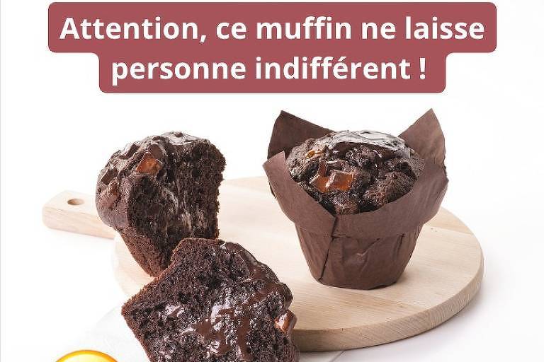 O muffin que conquistou os atletas olímpicos: "Atenção, este muffin não deixa ninguém indiferente", diz a legenda