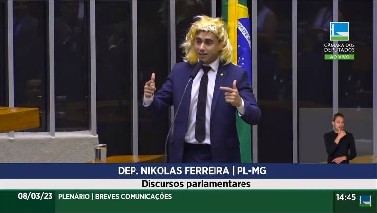 Nikolas Ferreira é condenado a pagar R$ 200 mil por discurso contra trans na Câmara