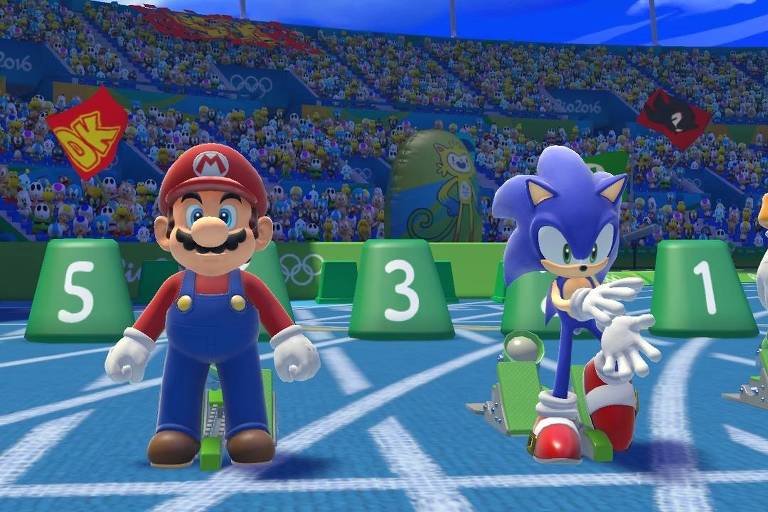 Imagem do jogo 'Mario & Sonic at the Rio 2016 Olympic Games'