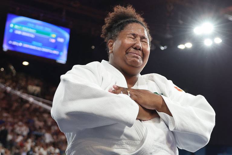 Judoca Beatriz Souza, ouro nos Jogos Olímpicos de Paris