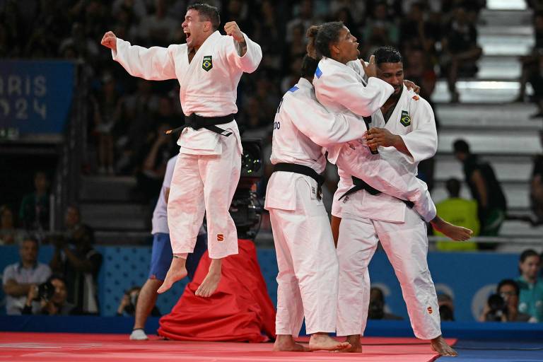 Veja imagens dos medalhistas brasileiros nas Olimpíadas de Paris