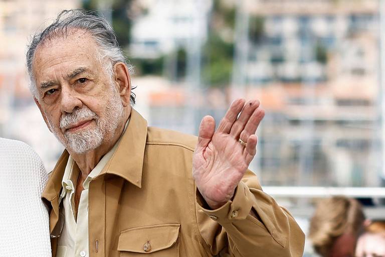 O cineasta americano Francis Ford Coppola no Festival de Cannes, em 2024