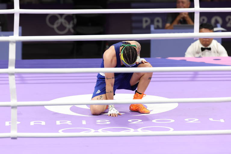 Bia Ferreira após derrota na semifinal dos Jogos de Paris

