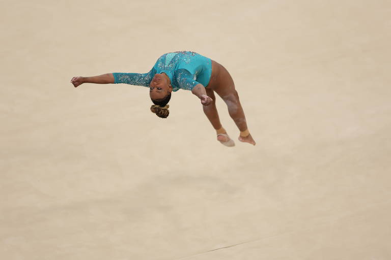 Rebeca Andrade é ouro na final do solo em Paris-2024