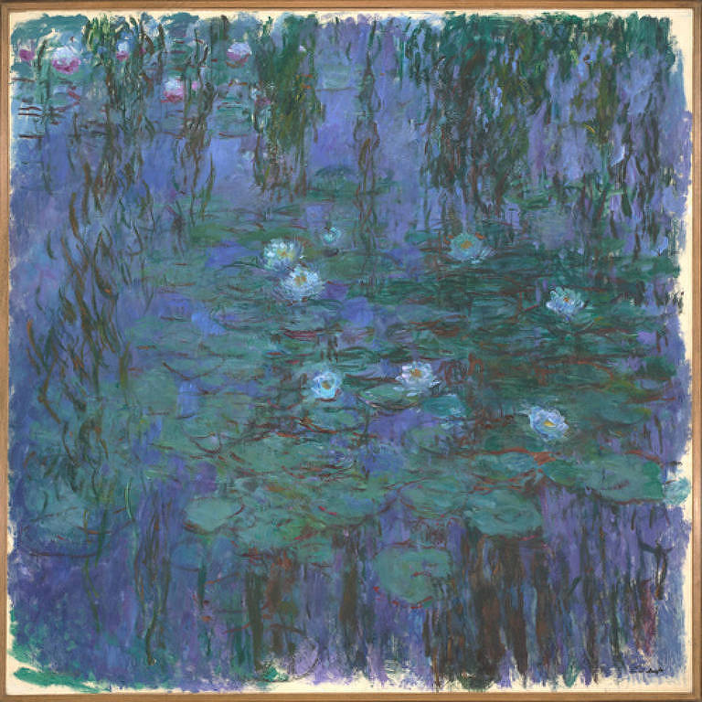 "Nymphéas Bleus", de Claude Monet