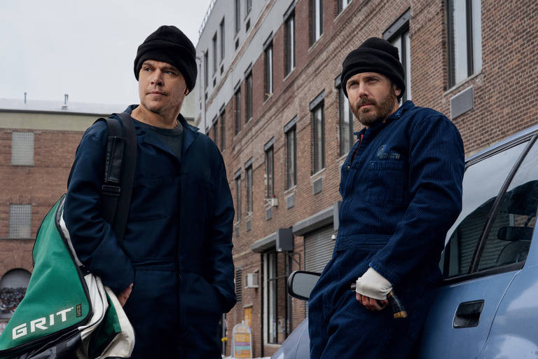 Cena de 'Os Provocadores', filme com Matt Damon e Casey Affleck, que estreia no Apple TV+