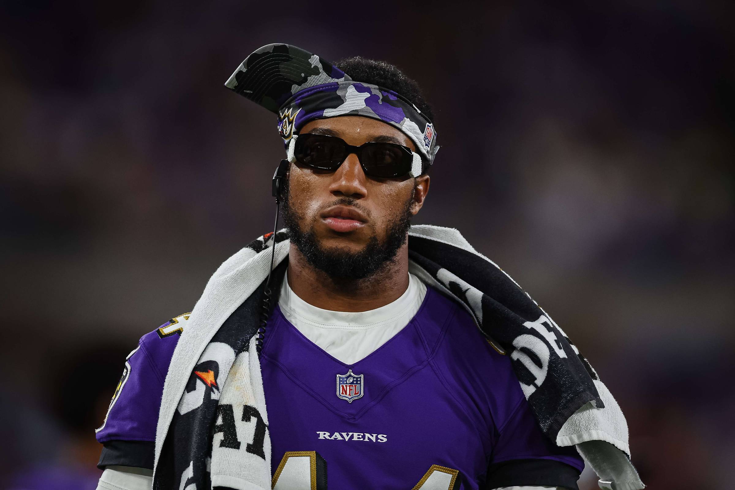 Jogador de futebol americano Marlon Humphrey 08/08/2024 Monica