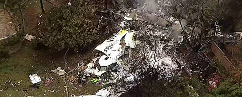 VINHEDO,SP - 09.08.2024, Um avião de médio porte caiu em Vinhedo, no interior de São Paulo, em uma área no 
( Foto: Reprodução / TV Globo) DIREITOS RESERVADOS. NÃO PUBLICAR SEM AUTORIZAÇÃO DO DETENTOR DOS DIREITOS AUTORAIS E DE IMAGEM