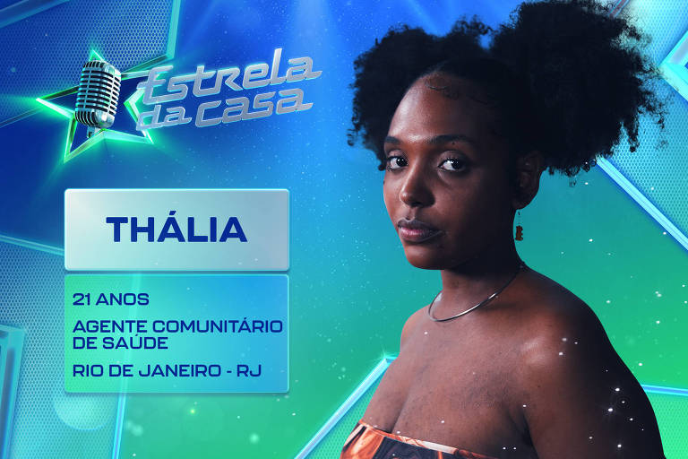 Thália, participante do Estrela da Casa