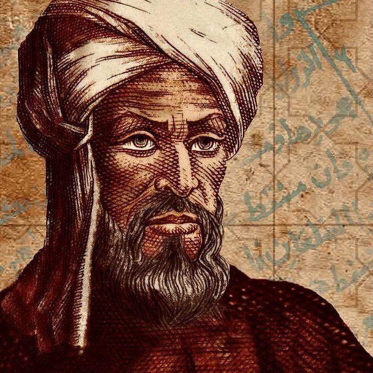 O matemático muçulmano Muhammad ibn Musa al-Khwarizmi 