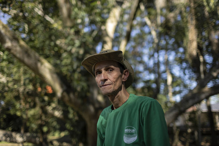 Rildo da Rosa Oliveira (61), guarda florestal do projeto