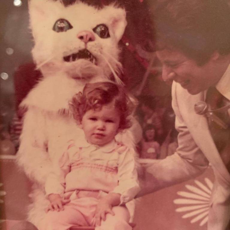 Silvio Santos com a filha Daniela Abravanel Beyruti