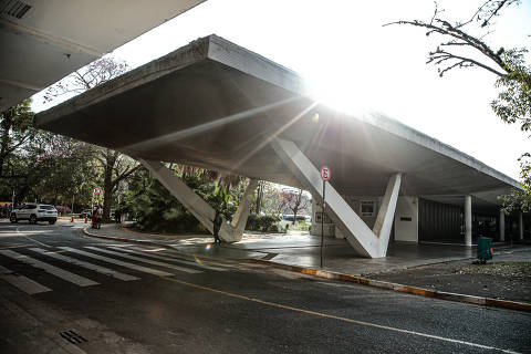 SÃO PAULO- SP - BRASIL - 20-08-2024 -Marquise do Parque Ibirapuera em São Paulo. *(Foto: Rafaela Araújo/Folhapress,Cotidiano) ** EXCLUSIVO FOLHA DE SÃO PAULO *
