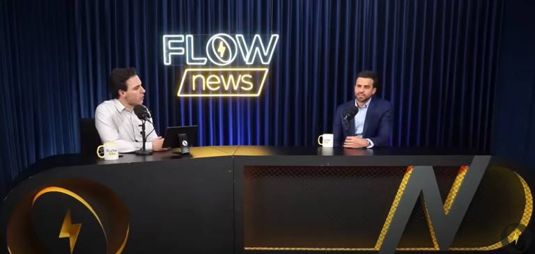 Pablo Marçal no podcast Flow News
