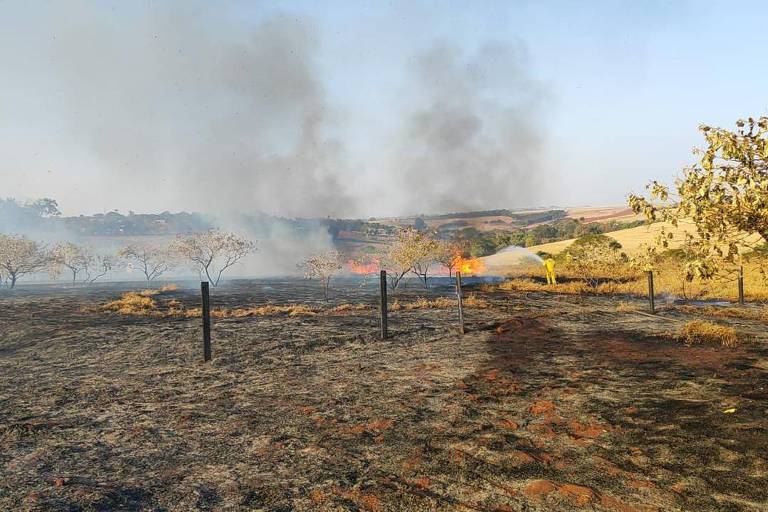 Interior de SP volta a ter registro de incêndios nesta terça