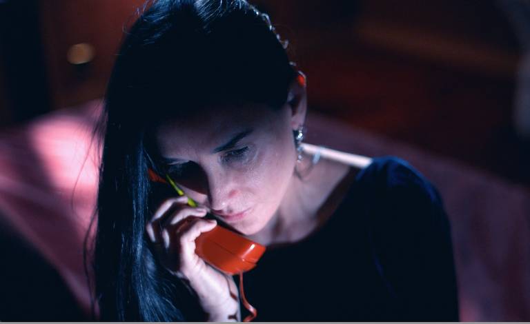 Demi Moore em cena do filme "A Substância", de Coralie Fargeat ORG XMIT: LOCAL2405081750337951