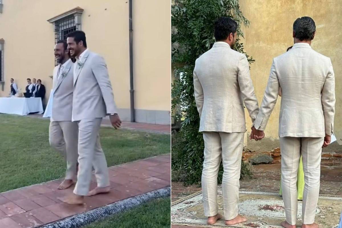 Marco Pigossi marries filmmaker Marco Calvani in intimate ceremony in ...