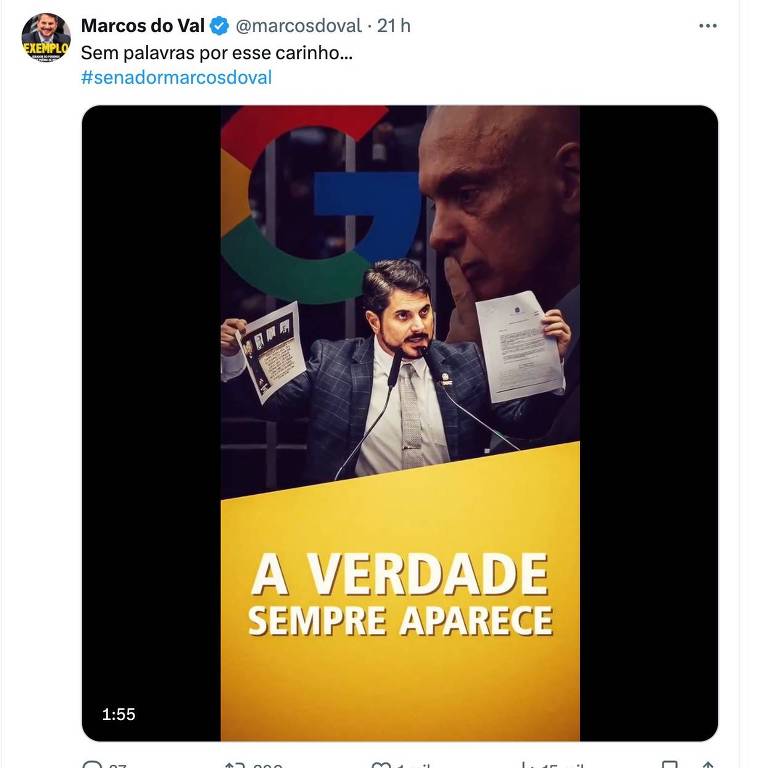 Parlamentares desafiam STF e seguem fazendo postagens no X