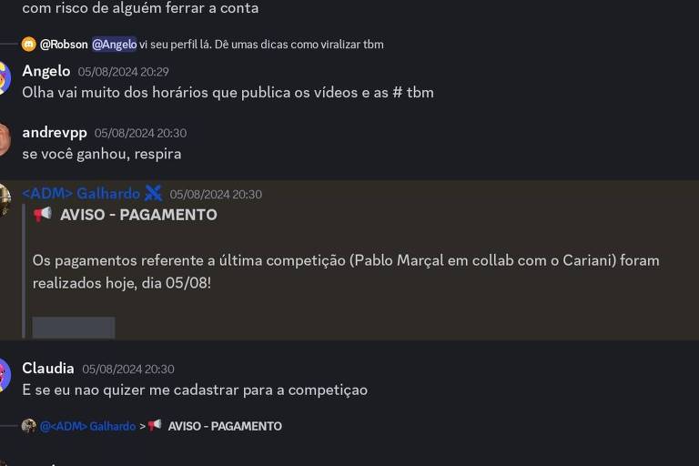 Discord do Marçal