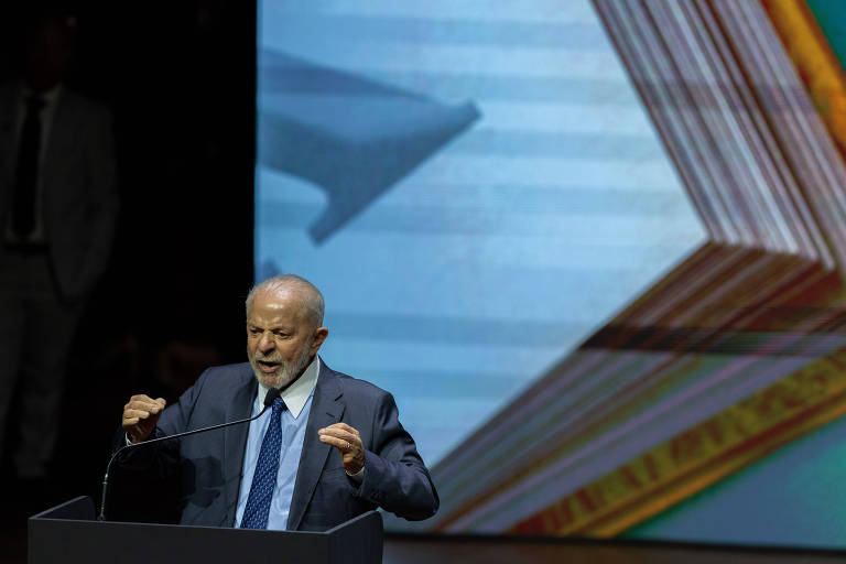 O presidente Lula na abertura da Bienal do Livro em São Paulo
