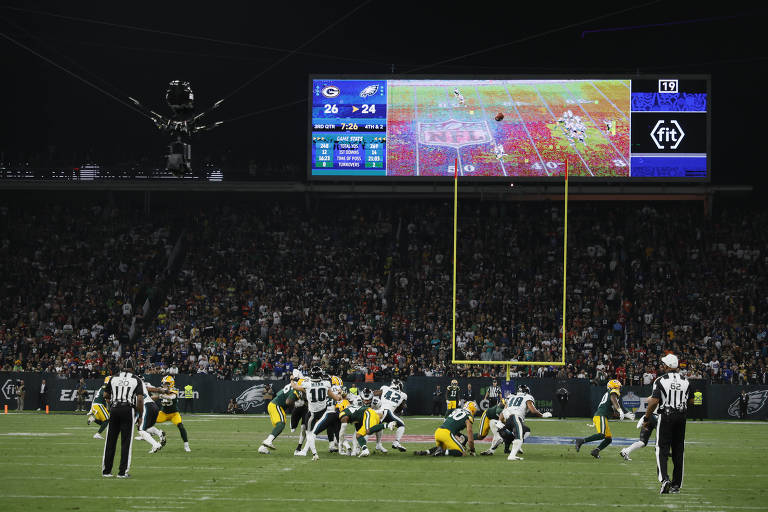 Confronto entre Philadelphia Eagles e Green Bay Packers na Neo Química Arena