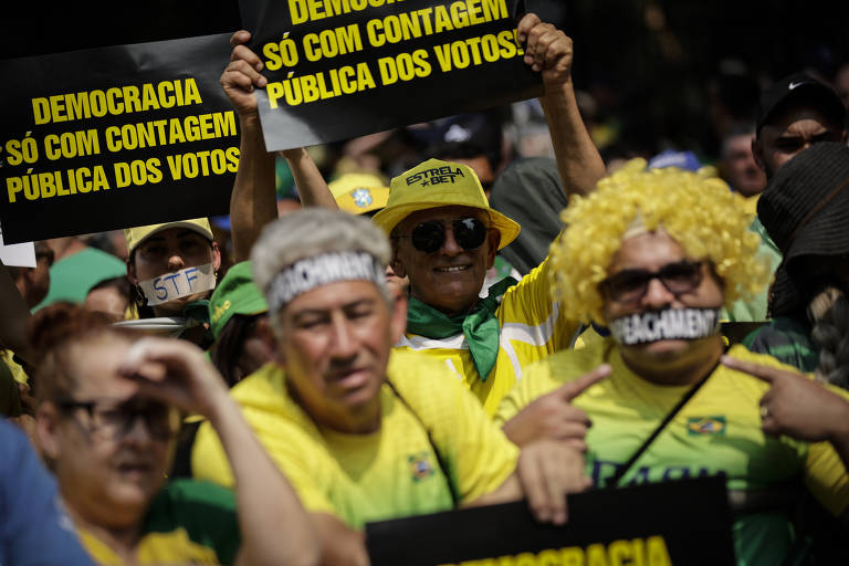 Veja imagens do ato de 7 de Setembro na avenida Paulista