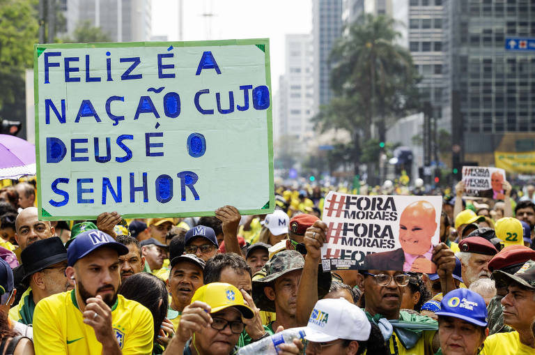 Veja imagens do ato de 7 de Setembro na avenida Paulista