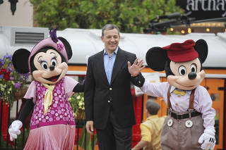 Bob Iger, chairman and chief executive of the Walt Disney Company, at the opening ceremony of the 