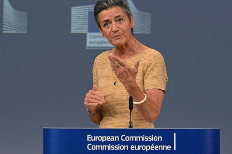 Margrethe Vestager, vice-presidente da Comissão Europeia, destaca importância de multas bilionárias aplicadas contra Apple e Google