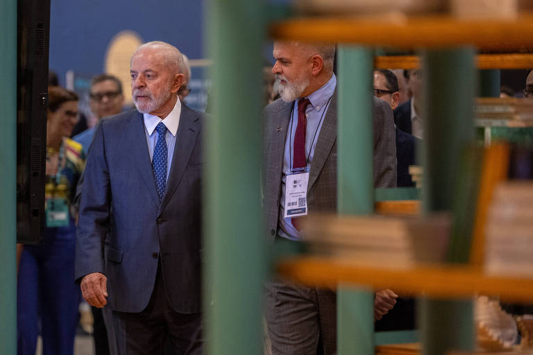 O presidente Lula na abertura da Bienal do Livro em São Paulo 