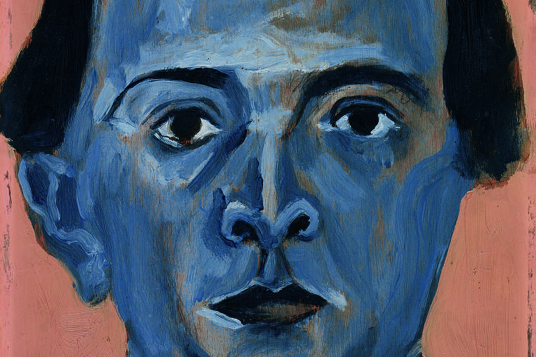 'Autorretrato Azul', de Arnold Schönberg, de 1910