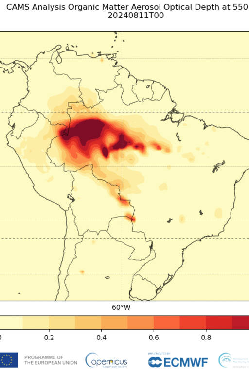 Veja como a poluição causada por incêndios se espalhou pelo Brasil desde agosto