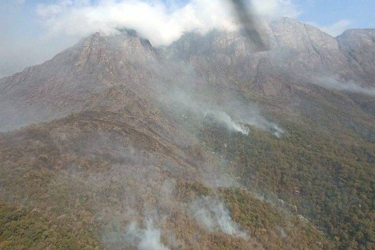 Incêndio na Serra do Caraça