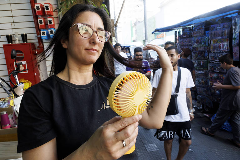 Renata Soto, vendedora na região da rua 25 de março