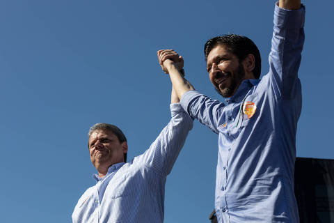 Tarcísio gruda em Nunes e insiste para ter Bolsonaro na campanha diante do risco Marçal