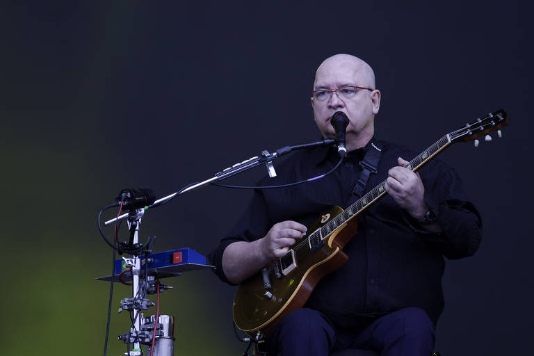 Show da banda Paralamas do Sucesso, no palco Mundo, durante o terceiro dia do primeiro final de semana do festival Rock in Rio 2024