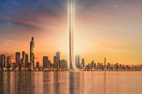 Projeção do empreendimento mostra como o Senna Tower deve ficar na orla de Balneário Camboriú
