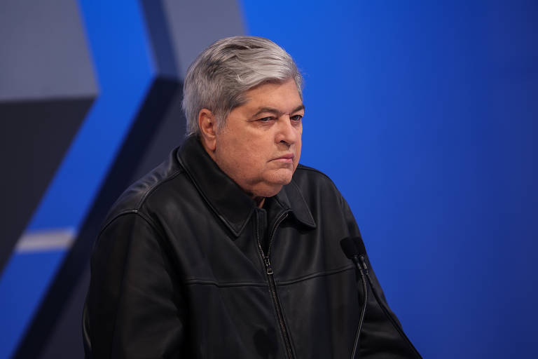 Datena, do PSDB, no debate RedeTV/UOL