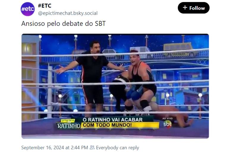 Usuários das redes comentam debate do SBT nesta sexta (20)