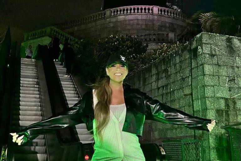 Mariah Carey visita Cristo Redentor