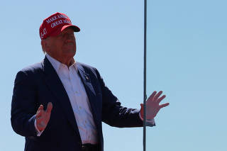 Republican presidential nominee Trump holds campaign rally in Wilmington, North Carolina