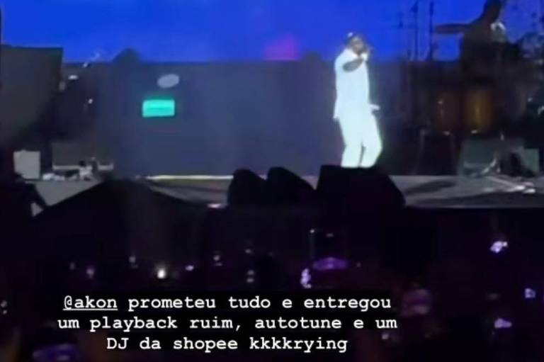 Akon reposta crítica ao seu show por engano