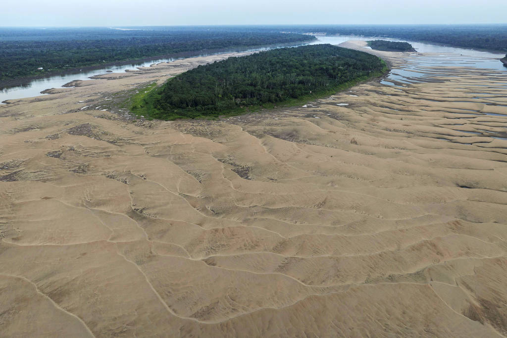 Trecho seco do Solimões