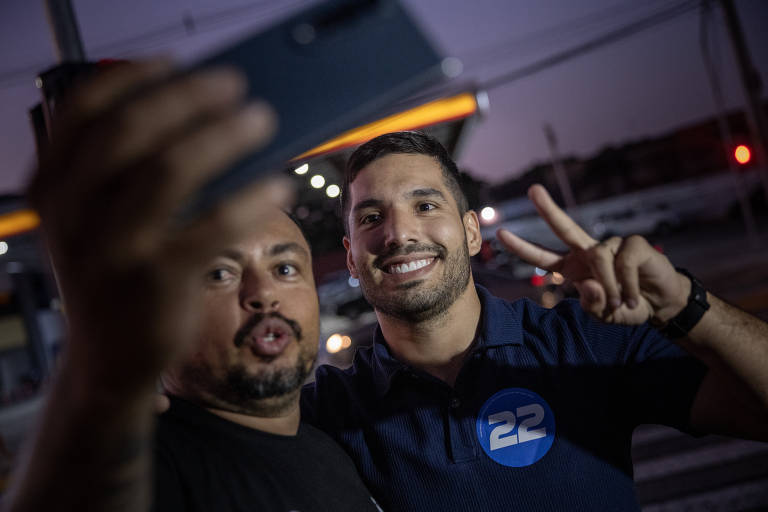 Candidato do PL, André Fernandes foi o mais votado no primeiro turno para a Prefeitura de Fortaleza, com 40,20% dos votos válidos