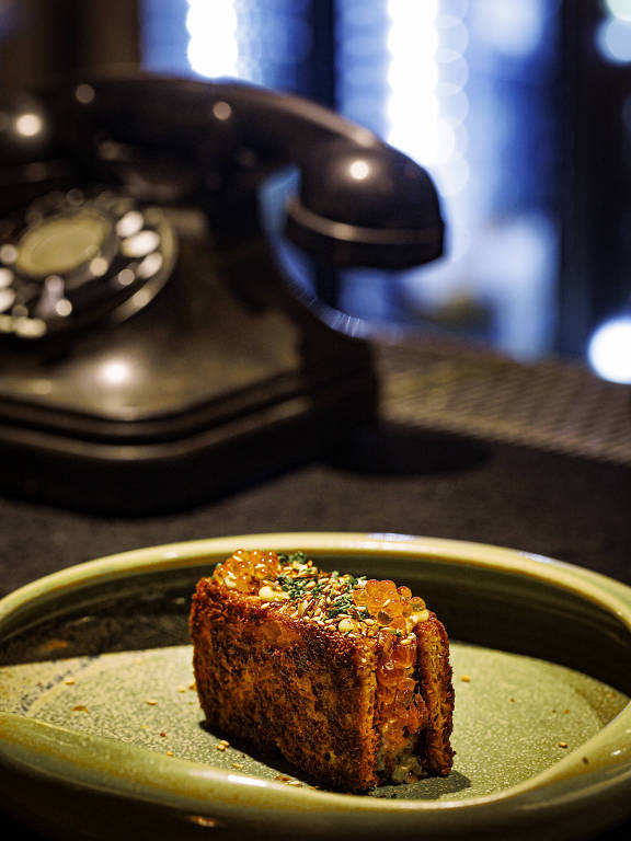 Sanduíche de tartare de atum, do bar Bargo